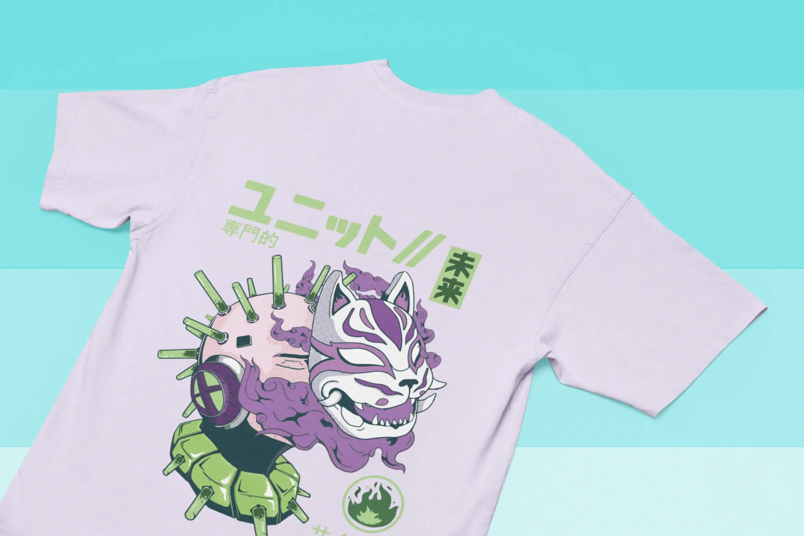 Ikaie Dragon Ready-to-press DTF anime Design Side