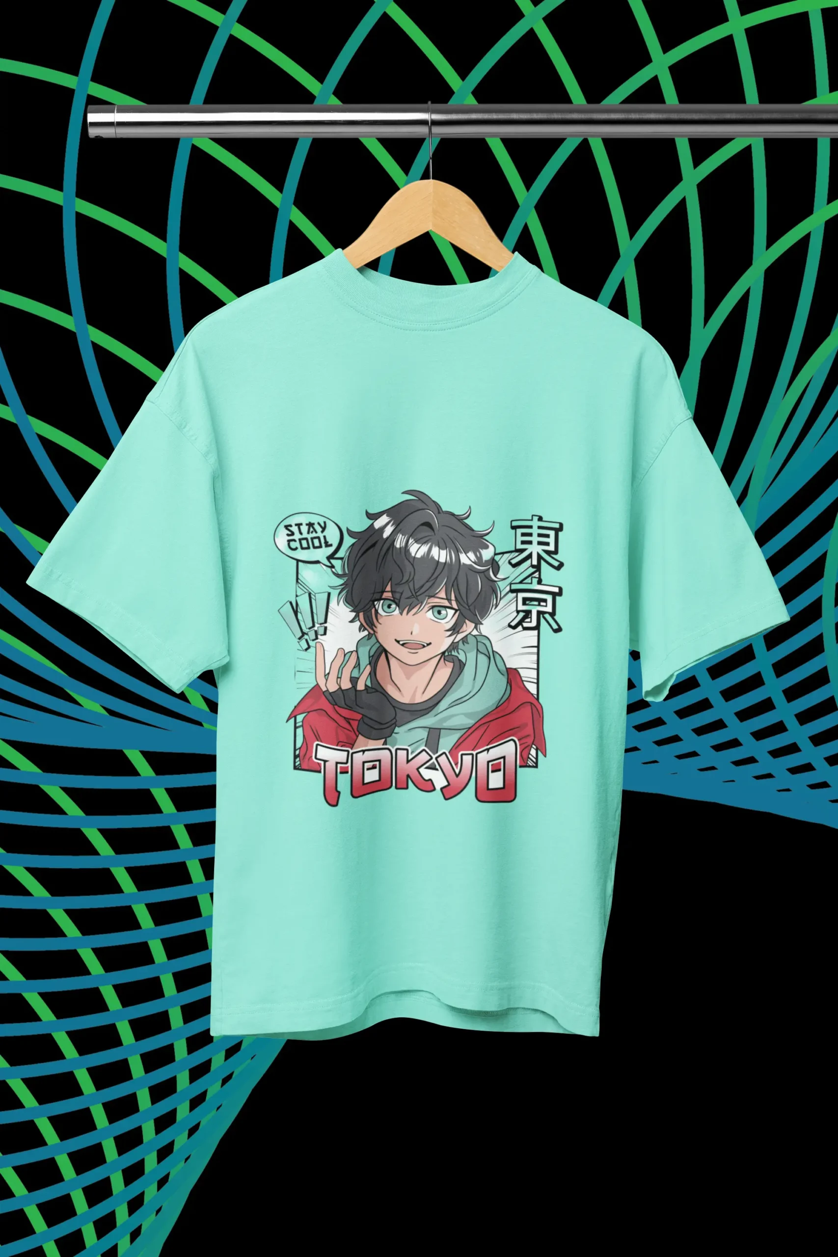 Tokyo,stay cool streetwear-Ready to press printed dtf design