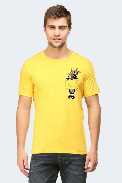 Funny Pocket Panda DTF Prints T-Shirts and DTF Printing in India